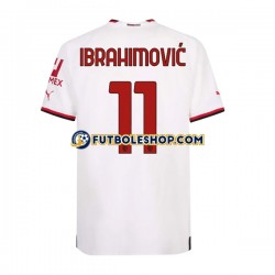 Segunda Equipación del AC Milan Ibrahimovic 11 2022-2023 Manga Corta para Hombre