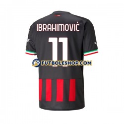 Primera Equipación del AC Milan Ibrahimovic 11 2022-2023 Manga Corta para Hombre