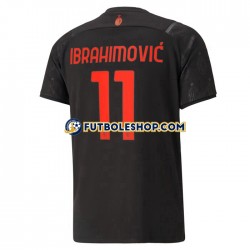 Tercera Equipación del AC Milan Ibrahimovic 11 2021-2022 Manga Corta para Hombre