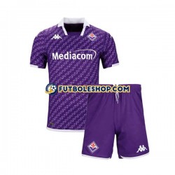 Primera Equipación del ACF Fiorentina 2023-2024 Manga Corta para Niño (Camiseta y pantalón)