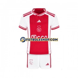 Primera Equipación del AFC Ajax 2023-2024 Manga Corta para Niño (Camiseta y pantalón) Primera Equipación del AFC Ajax 2023-2024 Manga Corta para Niño (Camiseta y pantalón)