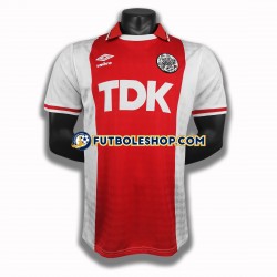 Primera Equipación del AFC Ajax Retro 1990 Manga Corta para Hombre Primera Equipación del AFC Ajax Retro 1990 Manga Corta para Hombre