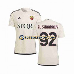 Segunda Equipación del AS Roma El Shaarawy 92 2023-2024 Manga Corta para Hombre