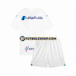 Segunda Equipación del Al Hilal 2023-2024 Manga Corta para Niño (Camiseta y pantalón)