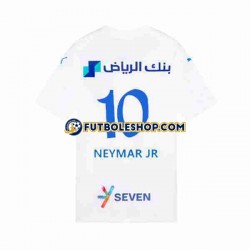 Segunda Equipación del Al Hilal Neymar JR 10 2023-2024 Manga Corta para Hombre