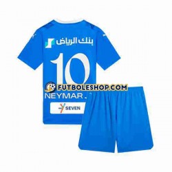 Primera Equipación del Al Hilal Neymar JR 10 2023-2024 Manga Corta para Niño (Camiseta y pantalón)