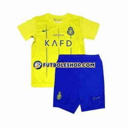 Primera Equipación del Al-Nassr 2023-2024 Manga Corta para Niño (Camiseta y pantalón)