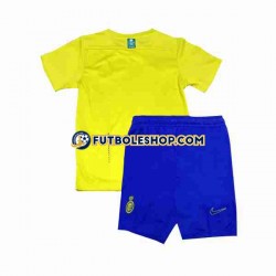 Primera Equipación del Al-Nassr 2023-2024 Manga Corta para Niño (Camiseta y pantalón)