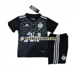 Equipación del Argelia 2023-2024 Negro para Niño (Camiseta y pantalón)