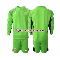 Primera Equipación del Argentina Portero World Cup 2022 ML para Niño (Camiseta y pantalón)