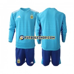 Tercera Equipación del Argentina Portero 2023 ML para Niño (Camiseta y pantalón)