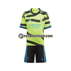 Segunda Equipación del Arsenal 2023-2024 Manga Corta para Niño (Camiseta y pantalón)