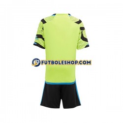 Segunda Equipación del Arsenal 2023-2024 Manga Corta para Niño (Camiseta y pantalón)