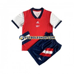 Primera Equipación del Arsenal Icon Retro 2022-2023 Manga Corta para Niño (Camiseta y pantalón)