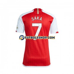 Primera Equipación del Arsenal Saka 7 2023-2024 Manga Corta para Hombre
