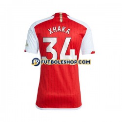 Primera Equipación del Arsenal Xhaka 34 2023-2024 Manga Corta para Hombre