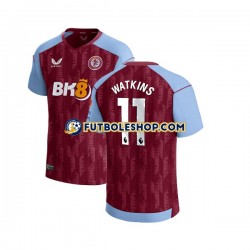 Primera Equipación del Aston Villa Ollie Watkins 11 2023-2024 Manga Corta para Hombre
