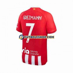 Primera Equipación del Atlético Madrid Antoine Griezmann 7 2023-2024 Manga Corta para Hombre