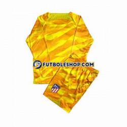 Equipación del Atlético Madrid Portero 2023-2024 Naranja ML para Niño (Camiseta y pantalón)