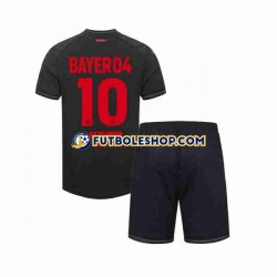 Primera Equipación del Bayer 04 Leverkusen Florian Wirtz 10 2023-2024 Manga Corta para Niño (Camiseta y pantalón)