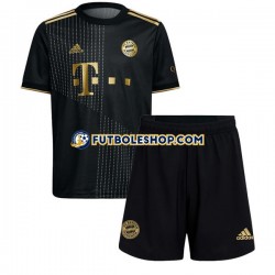 Segunda Equipación del Bayern de Múnich 2021-2022 Manga Corta para Niño (Camiseta y pantalón)
