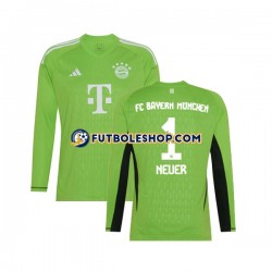 Segunda Equipación del Bayern de Múnich Portero Manuel Neuer 1 2023-2024 ML para Hombre
