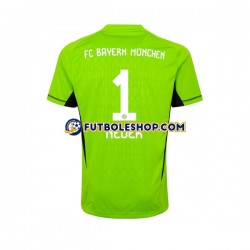 Segunda Equipación del Bayern de Múnich Portero Manuel Neuer 1 2023-2024 Manga Corta para Hombre