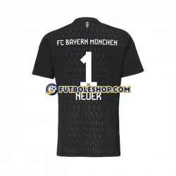 Primera Equipación del Bayern de Múnich Portero Manuel Neuer 1 2023-2024 Manga Corta para Hombre