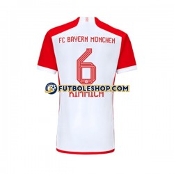 Primera Equipación del Bayern de Múnich Joshua Kimmich 6 2023-2024 Manga Corta para Hombre