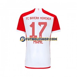 Primera Equipación del Bayern de Múnich Sadio Mane 17 2023-2024 Manga Corta para Hombre