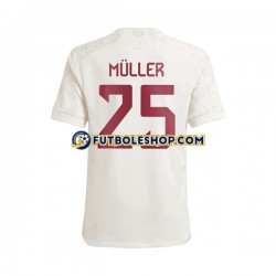 Tercera Equipación del Bayern de Múnich Thomas Muller 25 2023-2024 Manga Corta para Hombre