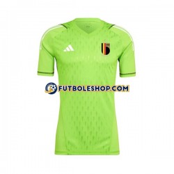 Primera Equipación del Bélgica Portero 2022 Manga Corta para Hombre