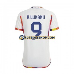 Segunda Equipación del Bélgica Lukaku 9 World Cup 2022 Manga Corta para Hombre Segunda Equipación del Bélgica Lukaku 9 World Cup 2022 Manga Corta para Hombre