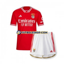 Primera Equipación del Benfica 2023-2024 Manga Corta para Niño (Camiseta y pantalón)