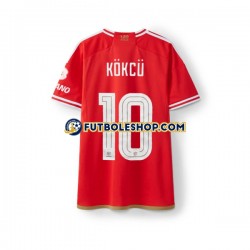 Primera Equipación del Benfica Orkun Kokcu 10 2023-2024 Manga Corta para Hombre