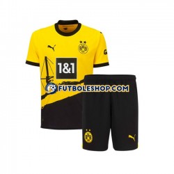 Primera Equipación del Borussia Dortmund 2023-2024 Manga Corta para Niño (Camiseta y pantalón)