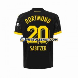 Segunda Equipación del Borussia Dortmund Marcel Sabitzer 20 2023-2024 Manga Corta para Hombre