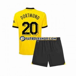 Primera Equipación del Borussia Dortmund Marcel Sabitzer 20 2023-2024 Manga Corta para Niño (Camiseta y pantalón)