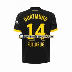Segunda Equipación del Borussia Dortmund Niclas Fullkrug 14 2023-2024 Manga Corta para Hombre