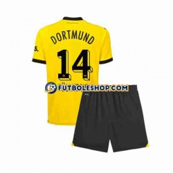 Primera Equipación del Borussia Dortmund Niclas Fullkrug 14 2023-2024 Manga Corta para Niño (Camiseta y pantalón)