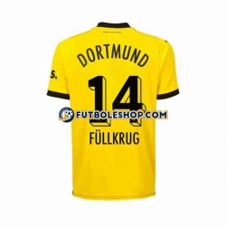 Primera Equipación del Borussia Dortmund Niclas Fullkrug 14 2023-2024 Manga Corta para Hombre