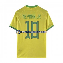 Primera Equipación del Brasil Neymar JR 10 World Cup 2022 Manga Corta para Hombre