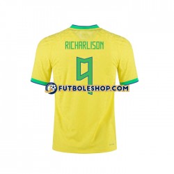 Primera Equipación del Brasil RICHARLISON 9 2022 Manga Corta para Hombre