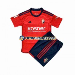 Primera Equipación del CA Osasuna 2023-2024 Manga Corta para Niño (Camiseta y pantalón)