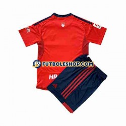 Primera Equipación del CA Osasuna 2023-2024 Manga Corta para Niño (Camiseta y pantalón)
