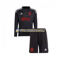 Segunda Equipación del CR Flamengo Portero 2023-2024 ML para Niño (Camiseta y pantalón)