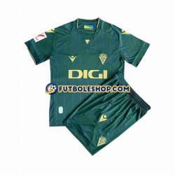 Tercera Equipación del Cádiz CF 2023-2024 Manga Corta para Niño (Camiseta y pantalón)