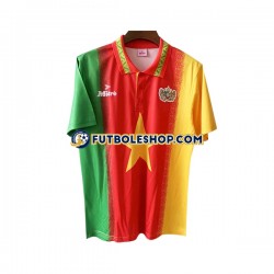 Primera Equipación del Camerún Retro 1994 Manga Corta para Hombre