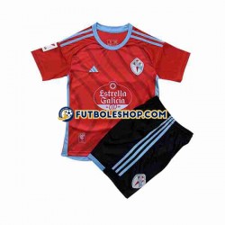 Segunda Equipación del Celta de Vigo 2023-2024 Manga Corta para Niño (Camiseta y pantalón)