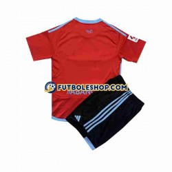 Segunda Equipación del Celta de Vigo 2023-2024 Manga Corta para Niño (Camiseta y pantalón)